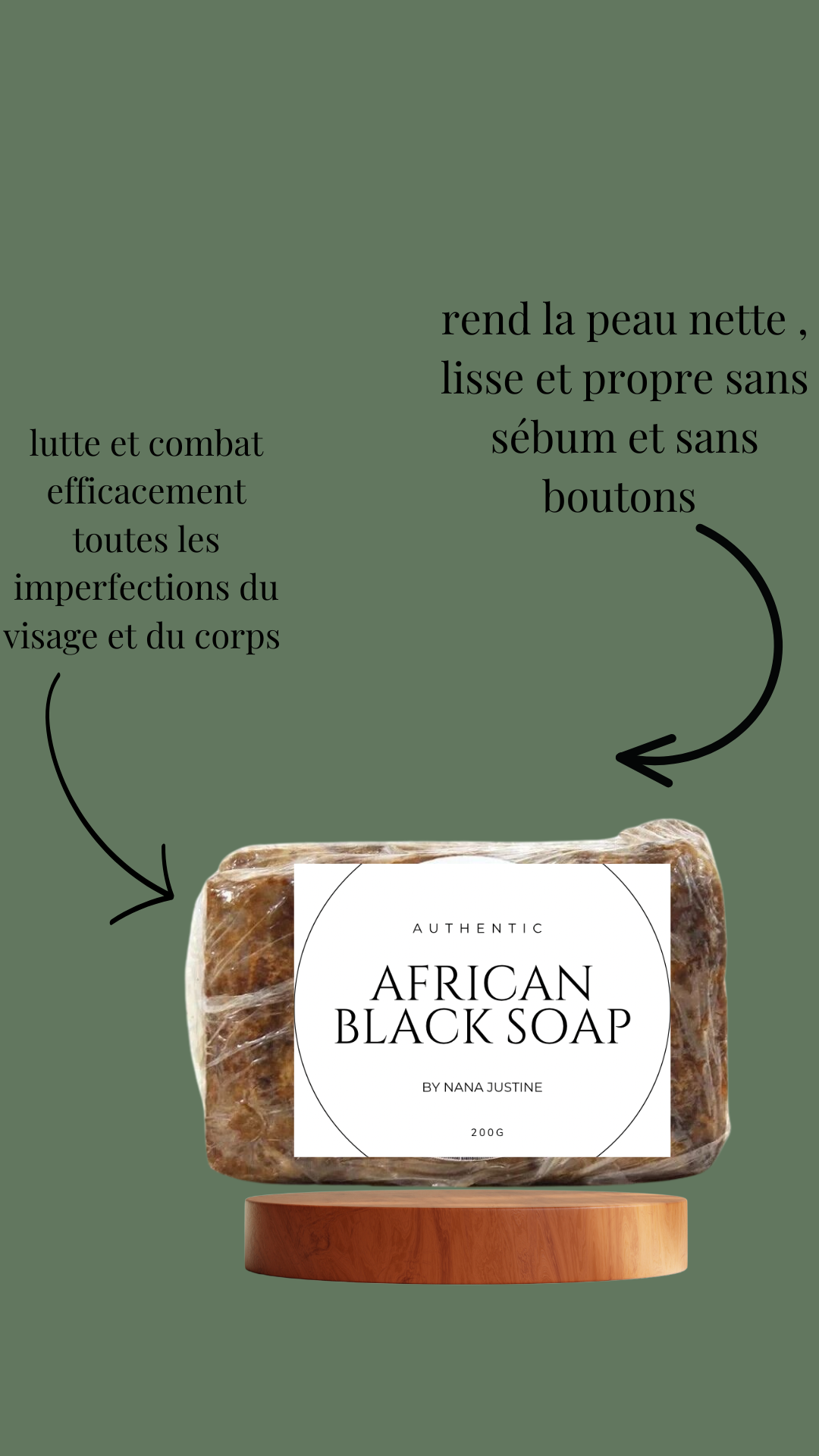 Savon Noir Africain illuminateur