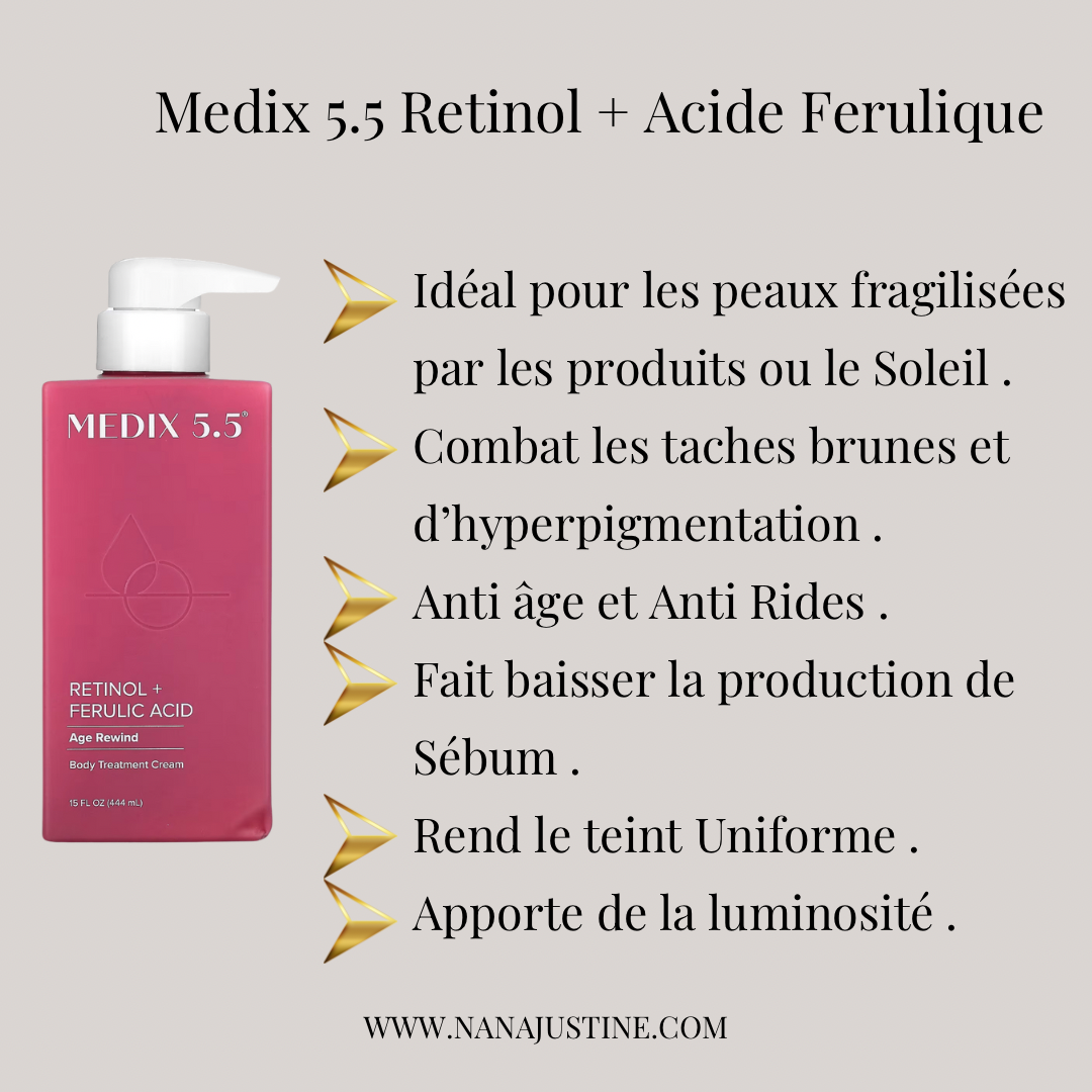 Medix 5.5 Retinol + Acide Felurique 444ml