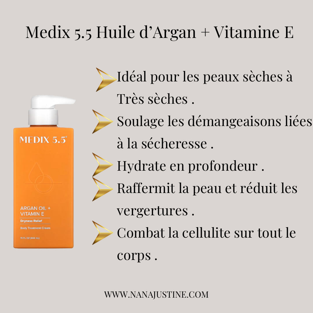 Medix 5.5 Huile d’argan + Vitamine E